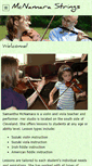 Mobile Screenshot of mcnamarastrings.com